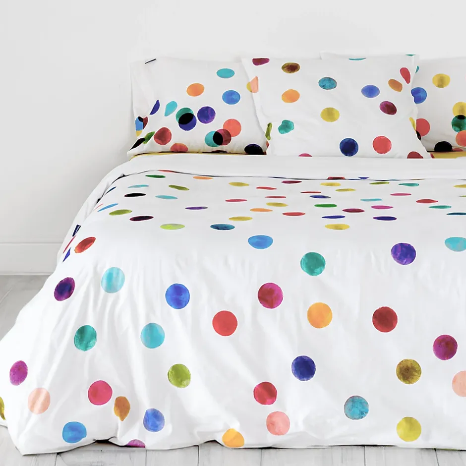 Happyfriday Housse de couette Confetti 100% Coton Hot