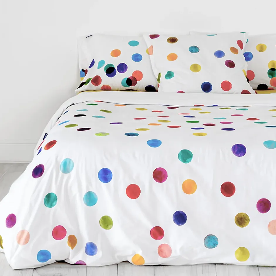 Happyfriday Housse de couette Confetti 100% Coton Hot