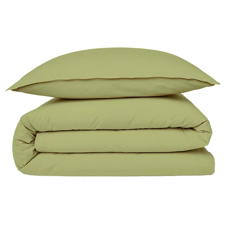 Future Home Housse de couette en coton 57 fils unie 200x200cm Outlet