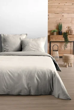 Eden Housse de couette en coton uni ne