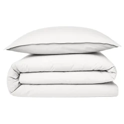 Future Home Housse de couette en coton 57 fils unie 200x200cm Discount