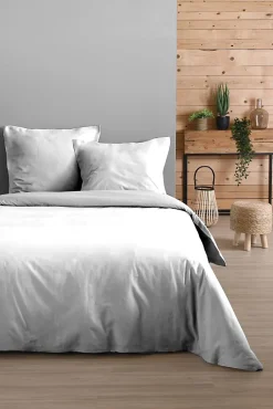 Eden Housse de couette en coton uni ne Clearance