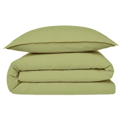Future Home Housse de couette en coton 57 fils unie 260x240cm