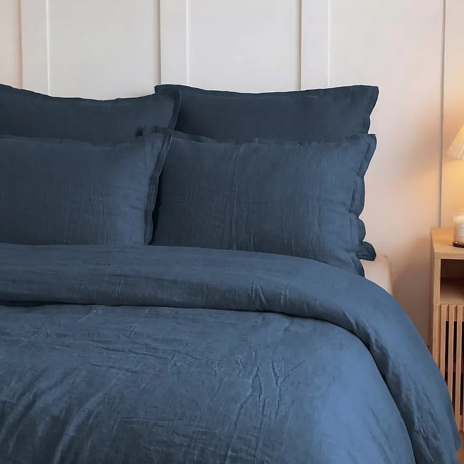Sensei Maison Housse de couette en gaze de coton Indigo 140x200 cm LOFT Hot
