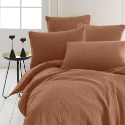 Sensei Maison Housse de couette en gaze de coton Miel 200x200 cm LOFT