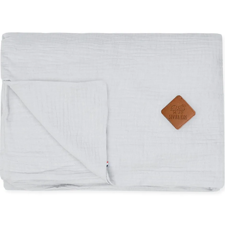 Sevira Kids Housse de couette en gaze de coton Jeanne