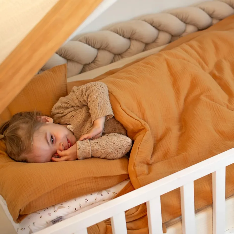 Sevira Kids Housse de couette en gaze de coton Jeanne