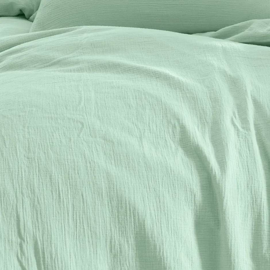 Sensei Maison Housse de couette en gaze de coton Menthe 260x240 cm LOFT