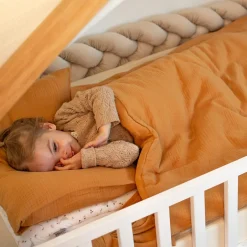 Sevira Kids Housse de couette en gaze de coton Jeanne