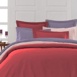 Sensei Maison Housse de couette en percale coton Cardinal 140x200 cm SOFT PERCALE