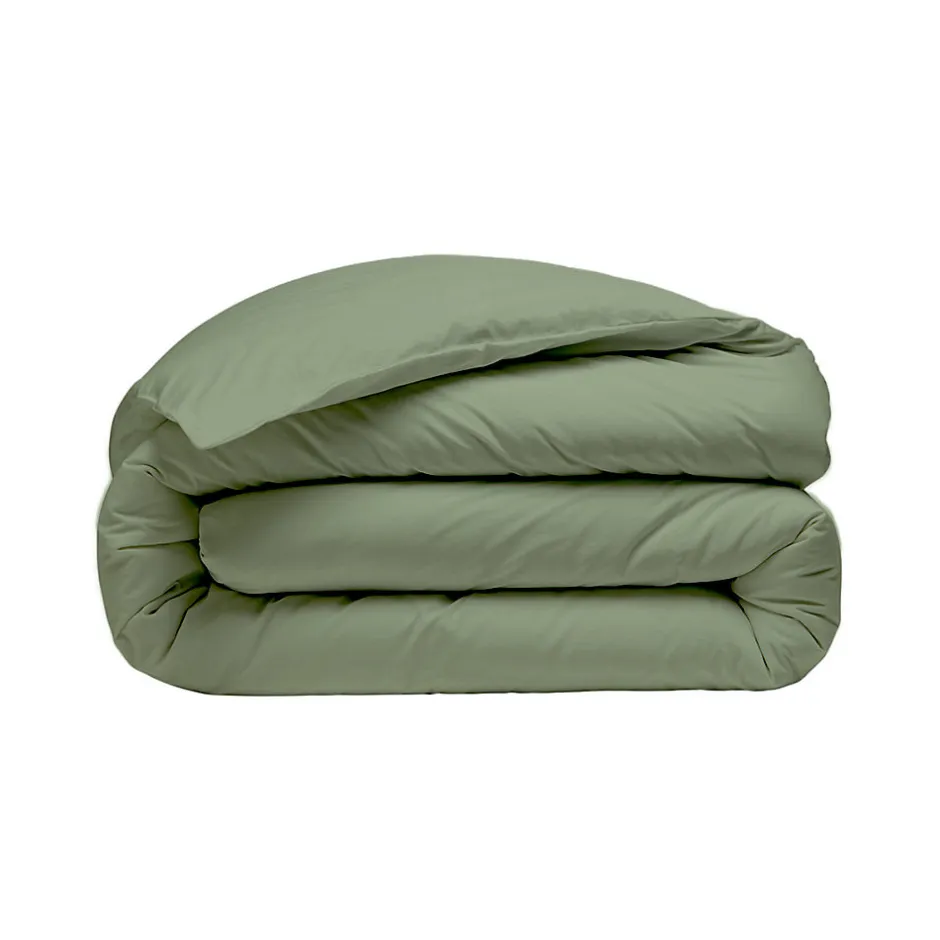 Sensei Maison Housse de couette en percale coton Sauge 140x200 cm SOFT PERCALE