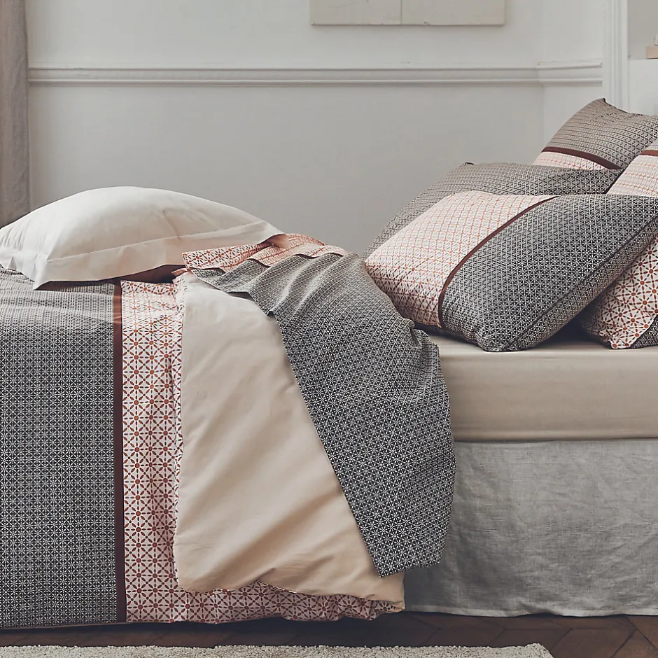 Tradilinge Housse de couette en percale (260x240 cm - Naturel)