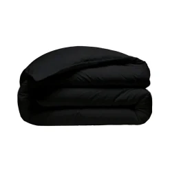 Sensei Maison Housse de couette en percale coton Noir 240x220 cm SOFT PERCALE
