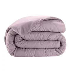 Eden Housse de couette en satin de coton Uni Discount