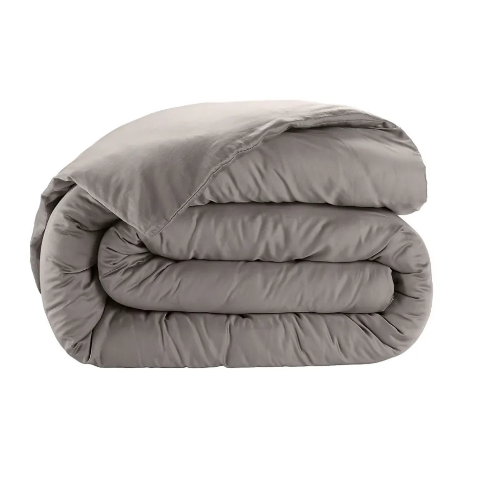 Eden Housse de couette en satin de coton Uni