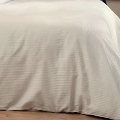 Tradilinge Housse de couette esprit grand hôtel (200x200 cm - Sable) Discount