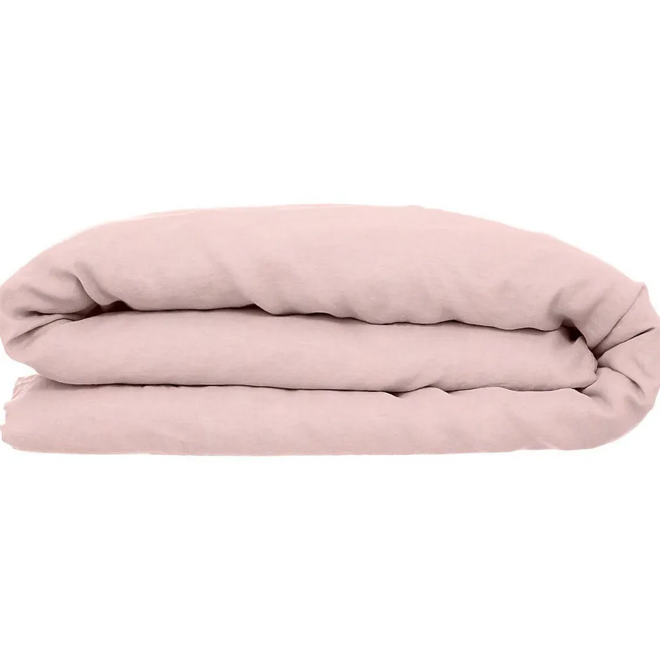 Atmosphera Créateur D'Intérieur Housse de couette Linah - rose - lin lavé 260x240 cm - Atmosphera