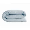 Vent Du Sud Housse de couette "Manoir" percale pur coton peigné longues fibres 80 fils/cm² - Glacier - Housse de couette 240 x 220 Sale