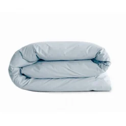 Vent Du Sud Housse de couette "Manoir" percale pur coton peigné longues fibres 80 fils/cm² - Glacier - Housse de couette 240 x 220 Sale