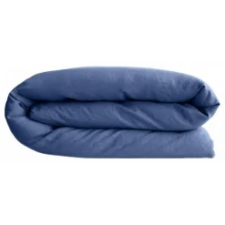Vent Du Sud Housse de couette Palace 100% coton teint lavé - Palace Indigo - Housse de couette 240 x 220 cm