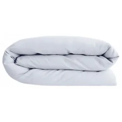 Vent Du Sud Housse de couette Palace 100% coton teint lavé - Palace Neige - Housse de couette 260 x 240 cm Discount