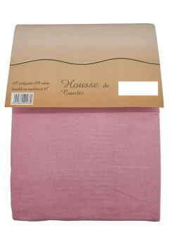 Mortreux Housse de couette Polycoton Rose - 2 personnes 220 x 240 - Toutes saisons -
