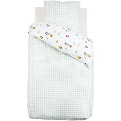 Eden Housse de couette reversible + 1 taie Petites voitures Discount