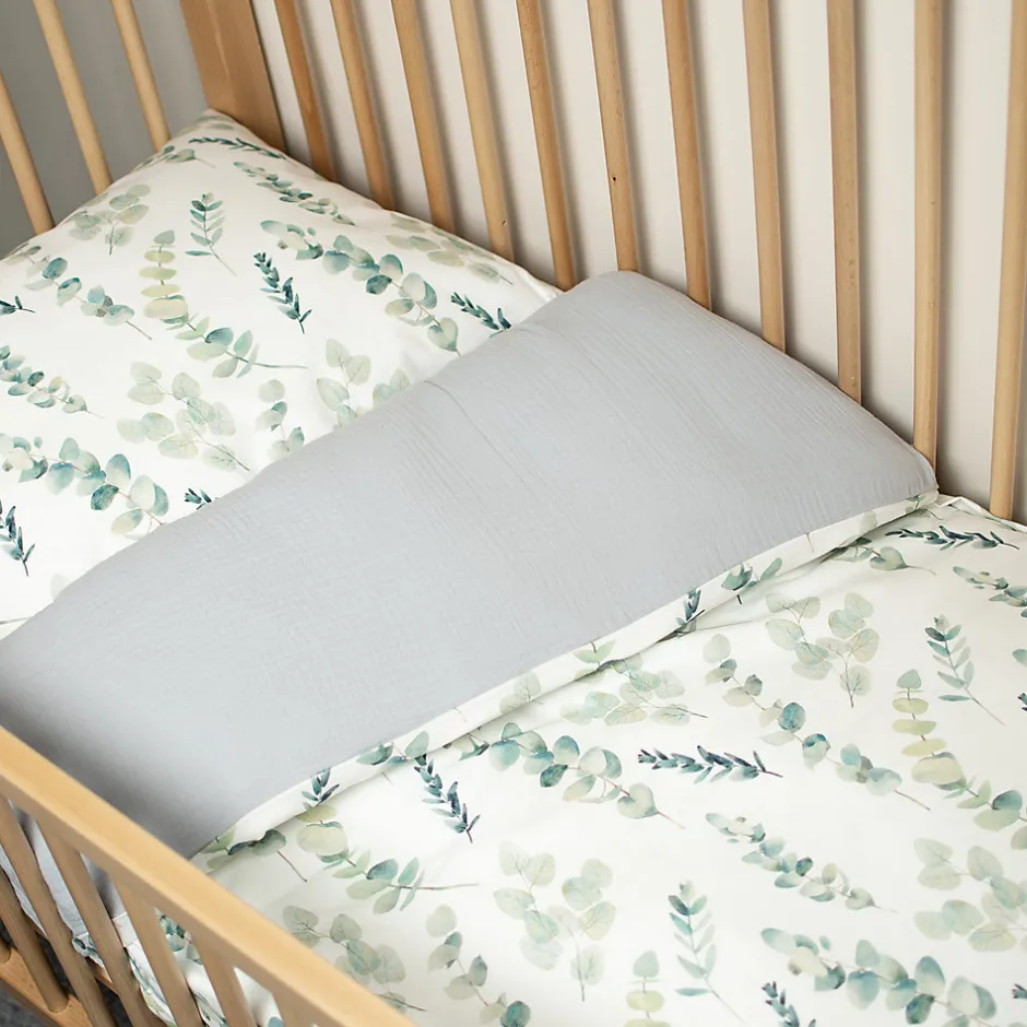 Sevira Kids Housse de couette réversible Eucalyptus