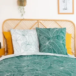 Cote Deco Housse de couette réversible 240x220 TILDA + 2 taies 100% coton adouci 57 fils/cm2
