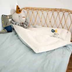 Sevira Kids Housse de couette réversible en Lin lavé