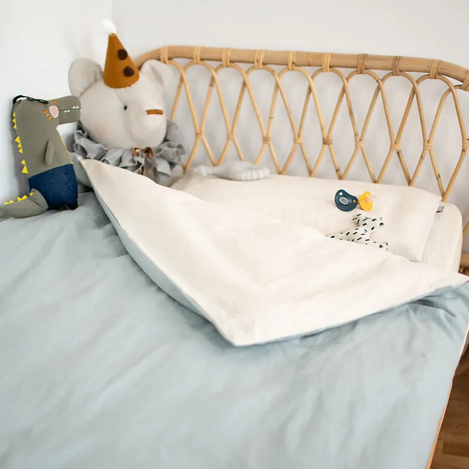 Sevira Kids Housse de couette réversible en Lin lavé