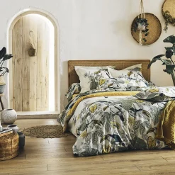 Tradilinge Housse de couette Toco (200x200 cm - Kaki) Hot
