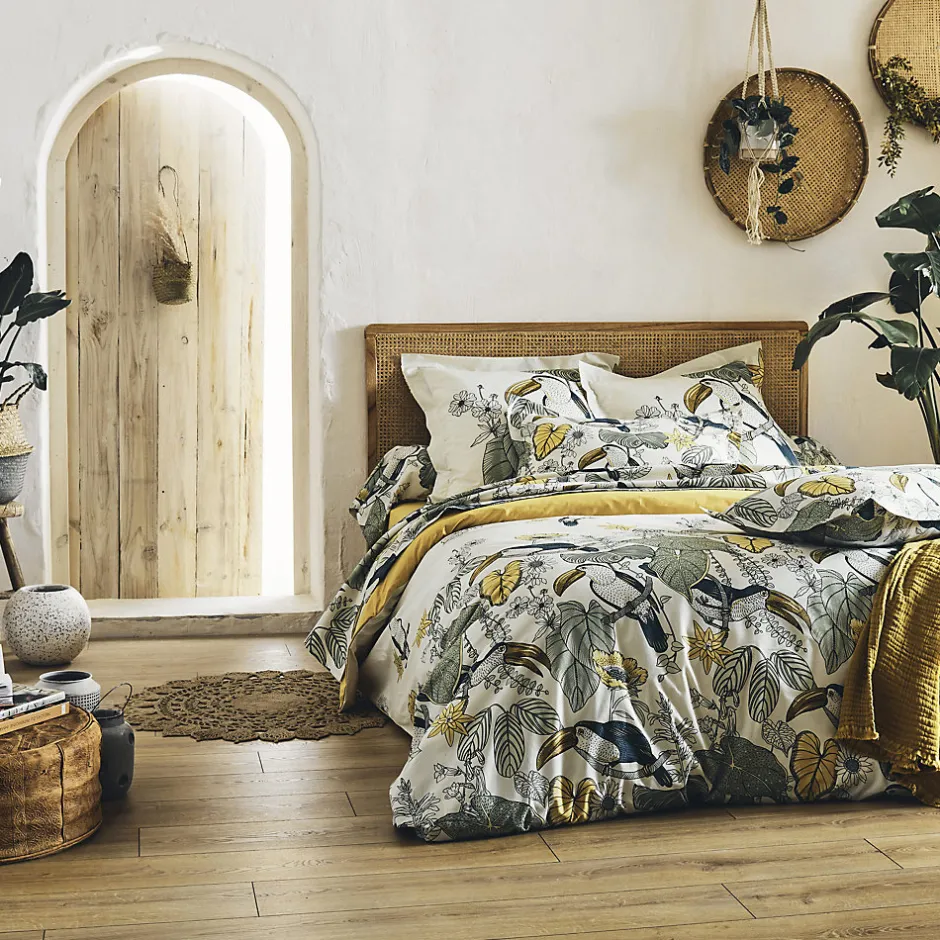 Tradilinge Housse de couette Toco (300x240 cm - Kaki)