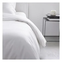 Todays Tools Housse de couette TODAY Essential - 140 x 200 cm - 1 personne - 100% Coton uni - Craie