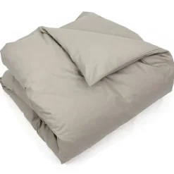 Linnea Housse de couette uni 260x240 cm coton ALTO Chamois Discount