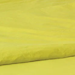 Toison d'Or Housse de couette unie en coton Lavé (200x200 cm - Jaune)