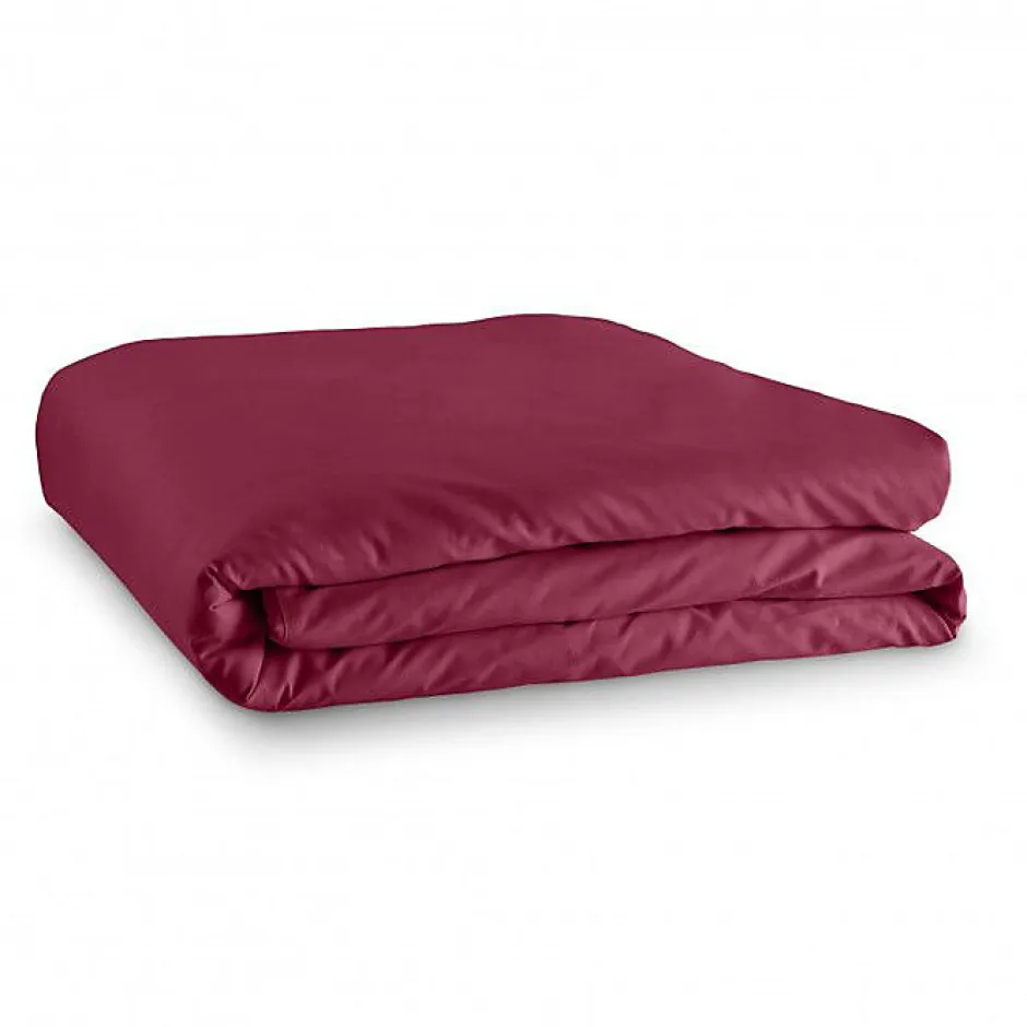 Univers Décor Housse de couette unie Rouge 260 x 240 cm / 100% Coton / 57 Fils/cm² pour lit 2 places "King Size" Clearance