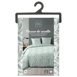 Douceur D'Intérieur Housse de couette 240x220 + 2 taies imprimées SEQUOIA New