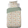 Cote Deco Housse de couette 140x200 + 1 taie PIERROT coton 57fils Hot