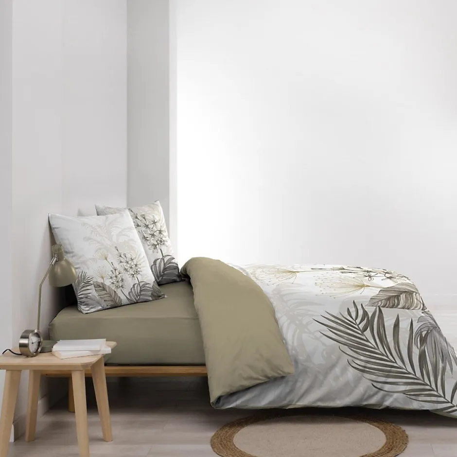 Douceur D'Intérieur Housse de couette 240x220 + 2 taies BASTILLE 100% coton