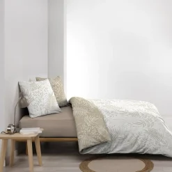 Douceur D'Intérieur Housse de couette 240x220 + 2 taies Cassia coton 57 fils Sale