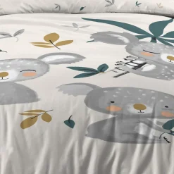 STOF Housse de couette 140x200 + 1 taie coton 57 fils