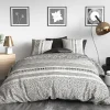 Atelier Du Coton Housse de couette 240x220 + 2 taies en coton 57 fils