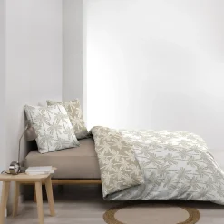 Douceur D'Intérieur Housse de couette 240x220 + 2 taies OLIANA 100% coton 57 fils Best