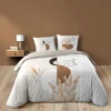 Douceur D'Intérieur Housse de couette 240x220 + 2 taies PAMPA 100% coton Outlet