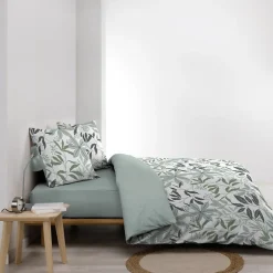 Douceur D'Intérieur Housse de couette 240x220 + 2 taies VOLTINE 100% coton