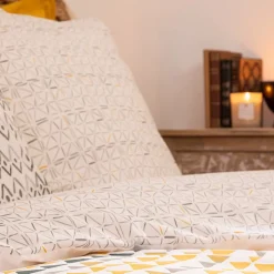Atmosphera Créateur D'Intérieur Housse de couette 260x240 + 2 taies coton AQUAR Discount
