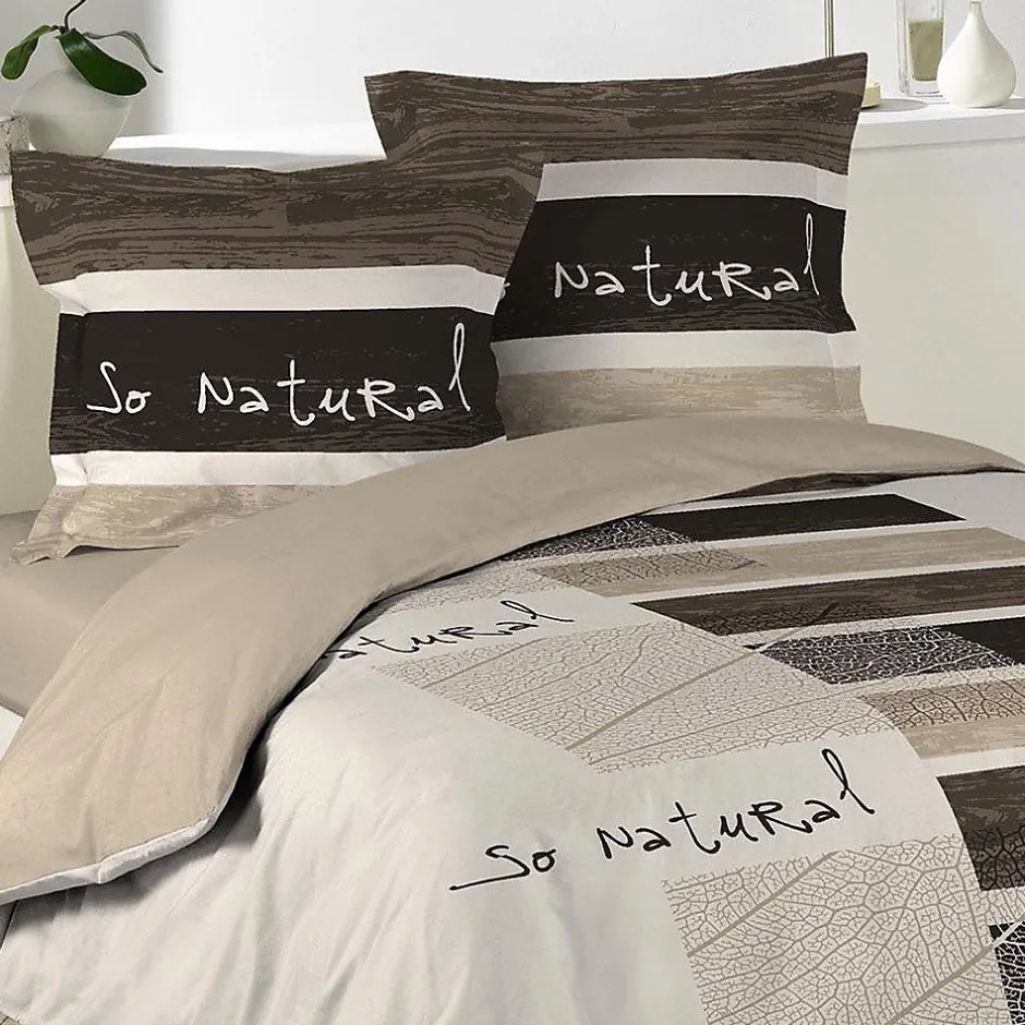 Douceur D'Intérieur Housse de couette 200x200 + 2 taies So natural coton Clearance