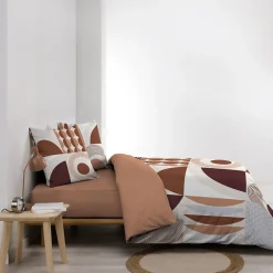 Douceur D'Intérieur Housse de couette 240x220 + 2 taies GEMMA 100% coton