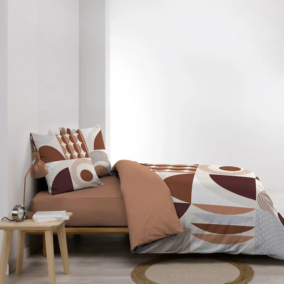 Douceur D'Intérieur Housse de couette 240x220 + 2 taies GEMMA 100% coton